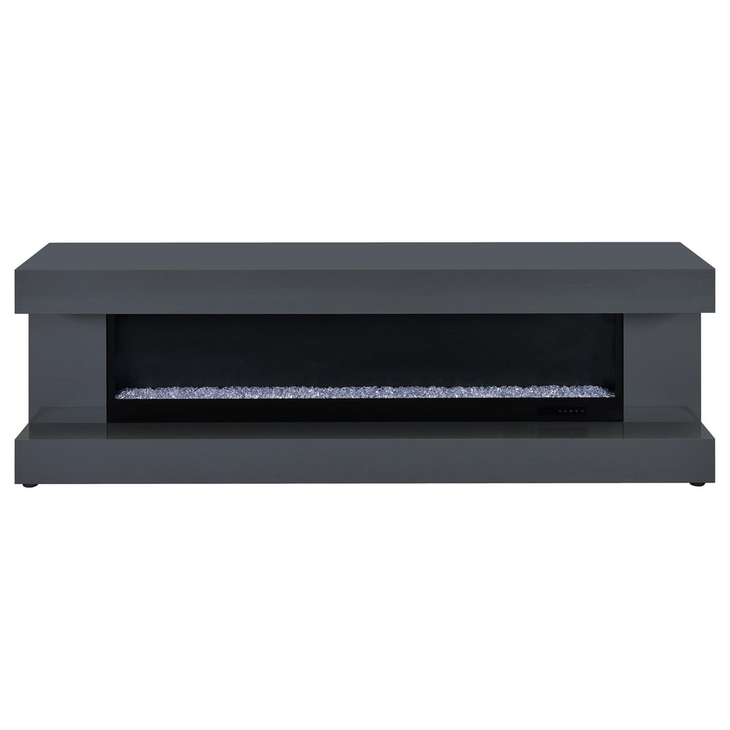 TV Stand Fireplace Console With Bluetooth Speaker