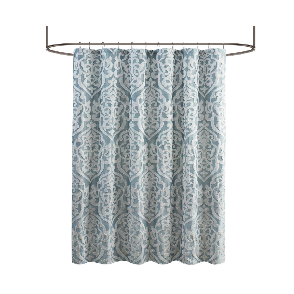 Odette - Shower Curtain - Aqua