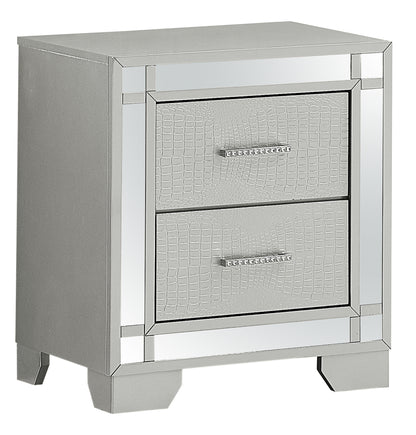 Madison - G6600-N Nightstand - Silver Champagne