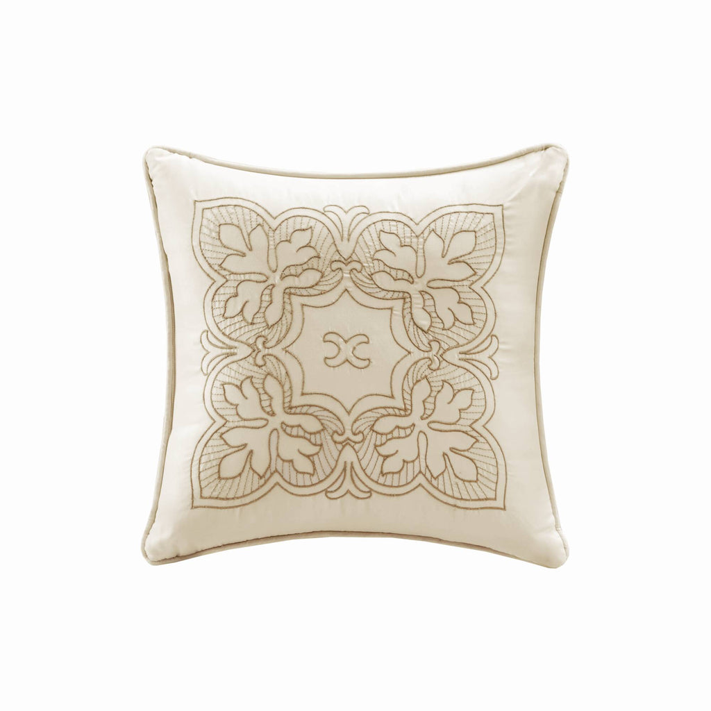 Tuscany - Twin 6 Piece Reversible Scalloped Edge Daybed Cover Set - Cream