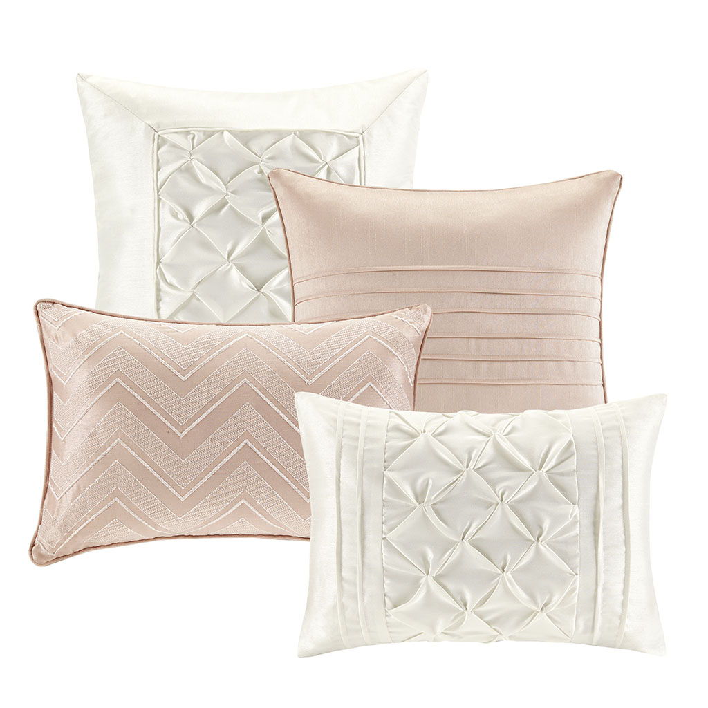 Joella - Queen 24 Piece Room In A Bag - Blush