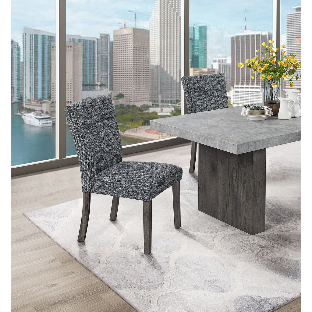 Sharon - Dining Chair With Extended Back (Set of 2) - Gray