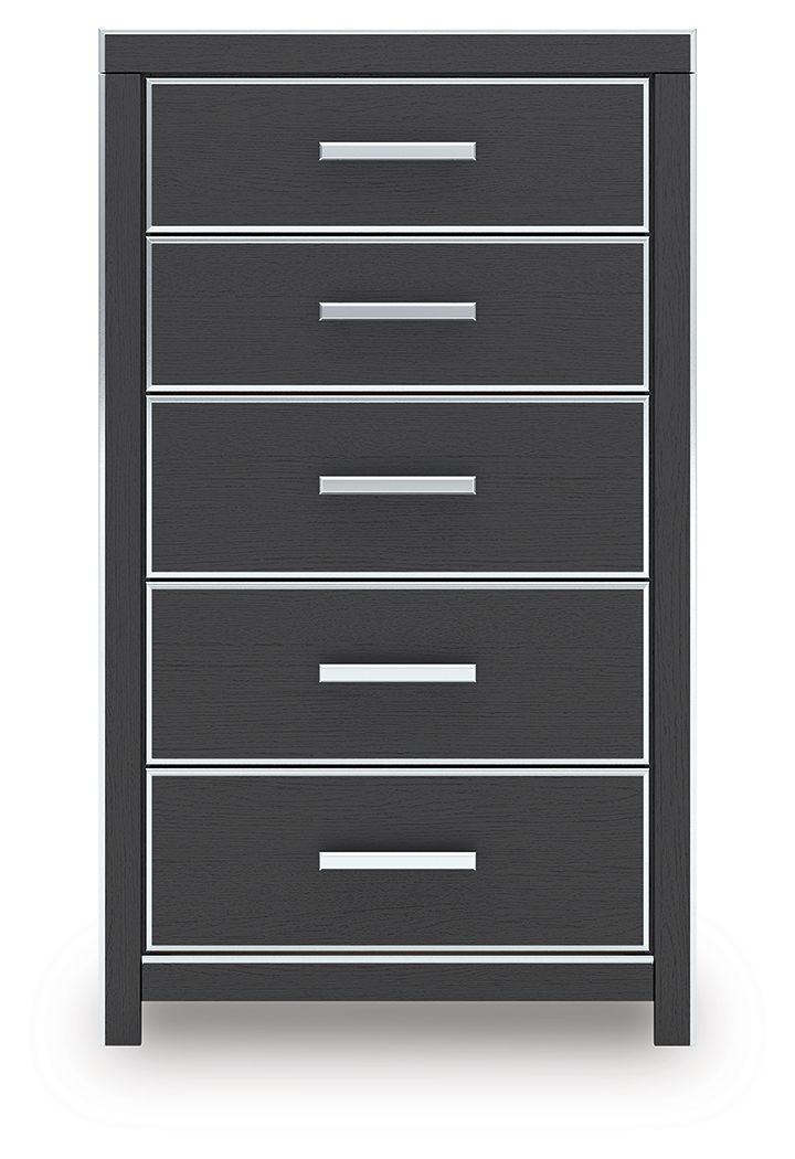 Zuraleus - Five Drawer Chest - Black