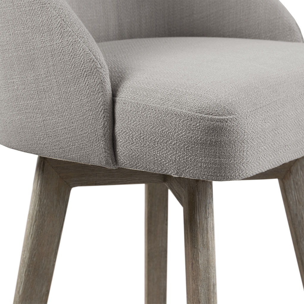 Pearce - Bar Stool With Swivel Seat - Gray