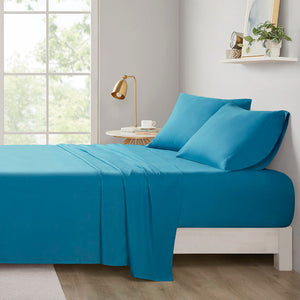 Twin All Season Wrinkle Free Sheet Set - Teal