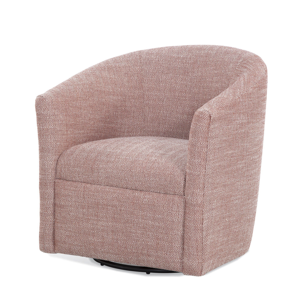 Lainey - Swivel Barrel Chair With 360 Degree Rotation