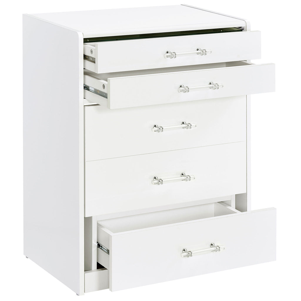 Ayuba - 3 Drawer Makeup Vanity Table With Mirror And Stool