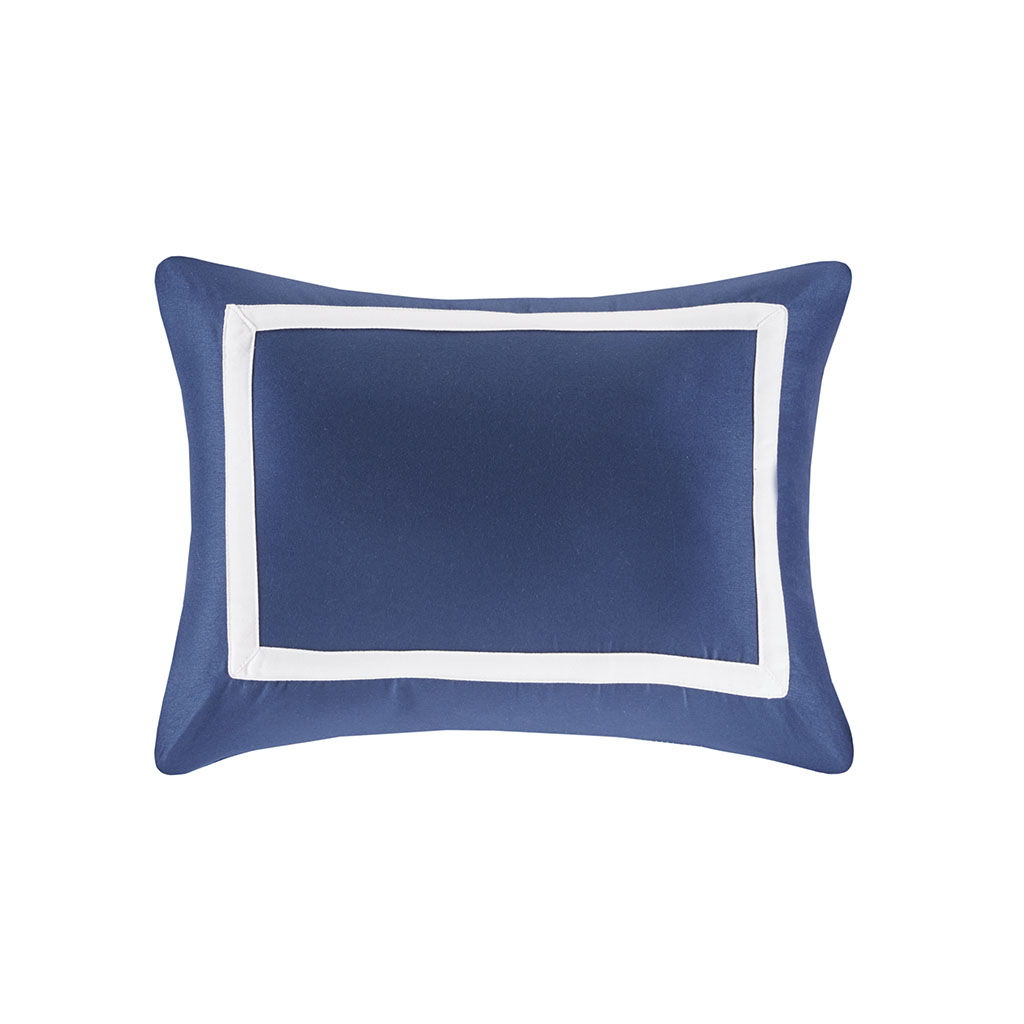 Heritage - 8 Piece Comforter And Coverlet Set Collection - Navy