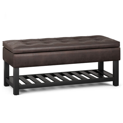 Cosmopolitan - Storage Ottoman Bench with Open Bottom