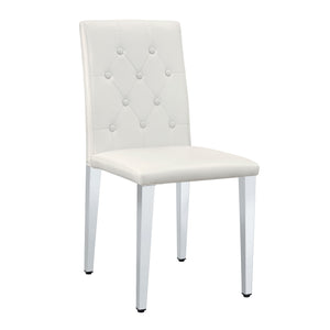 Dining Chairs With Ergonomic Buckle Backrest For Home