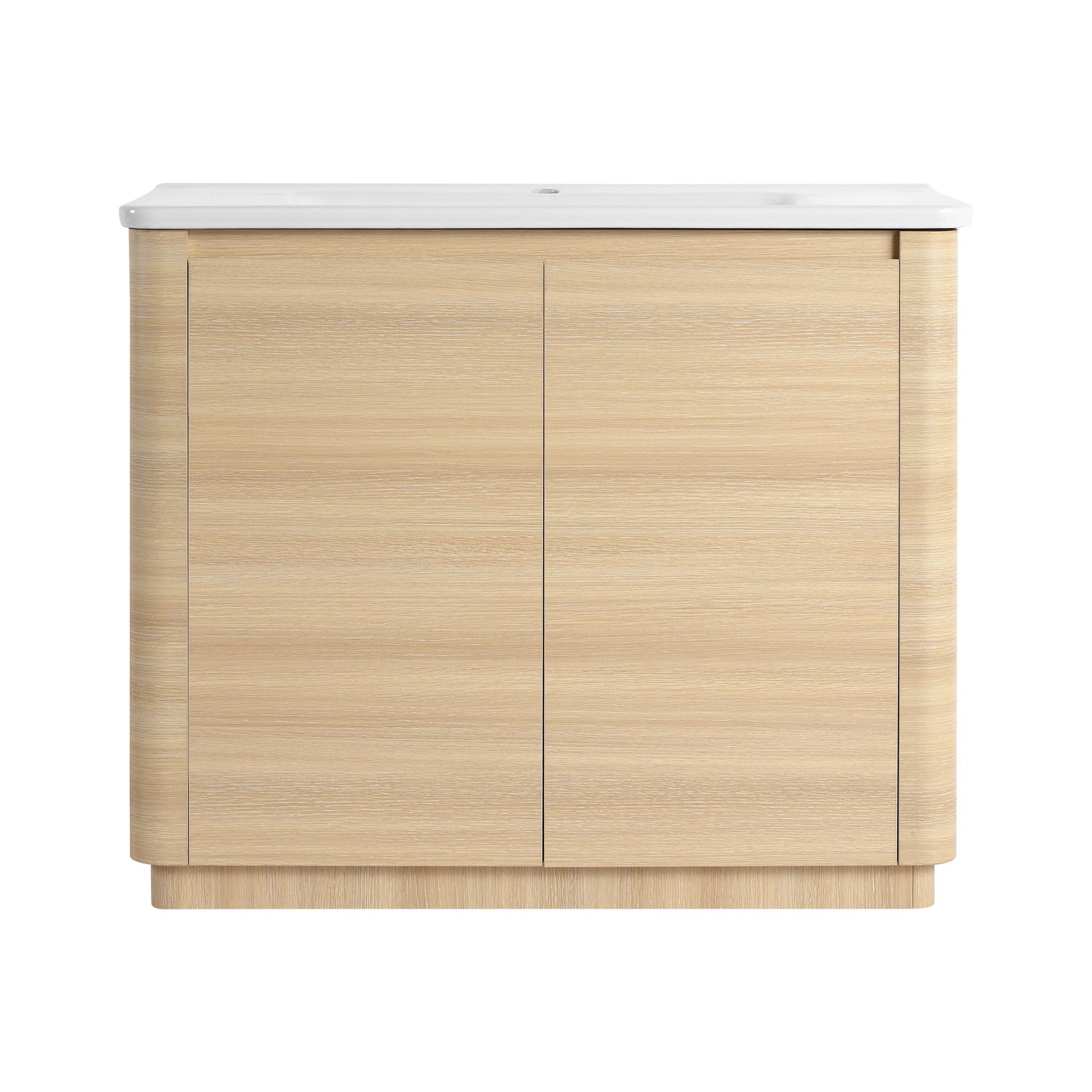 Freestanding Bathroom Vanity With Sink & 2 Soft Close Doors