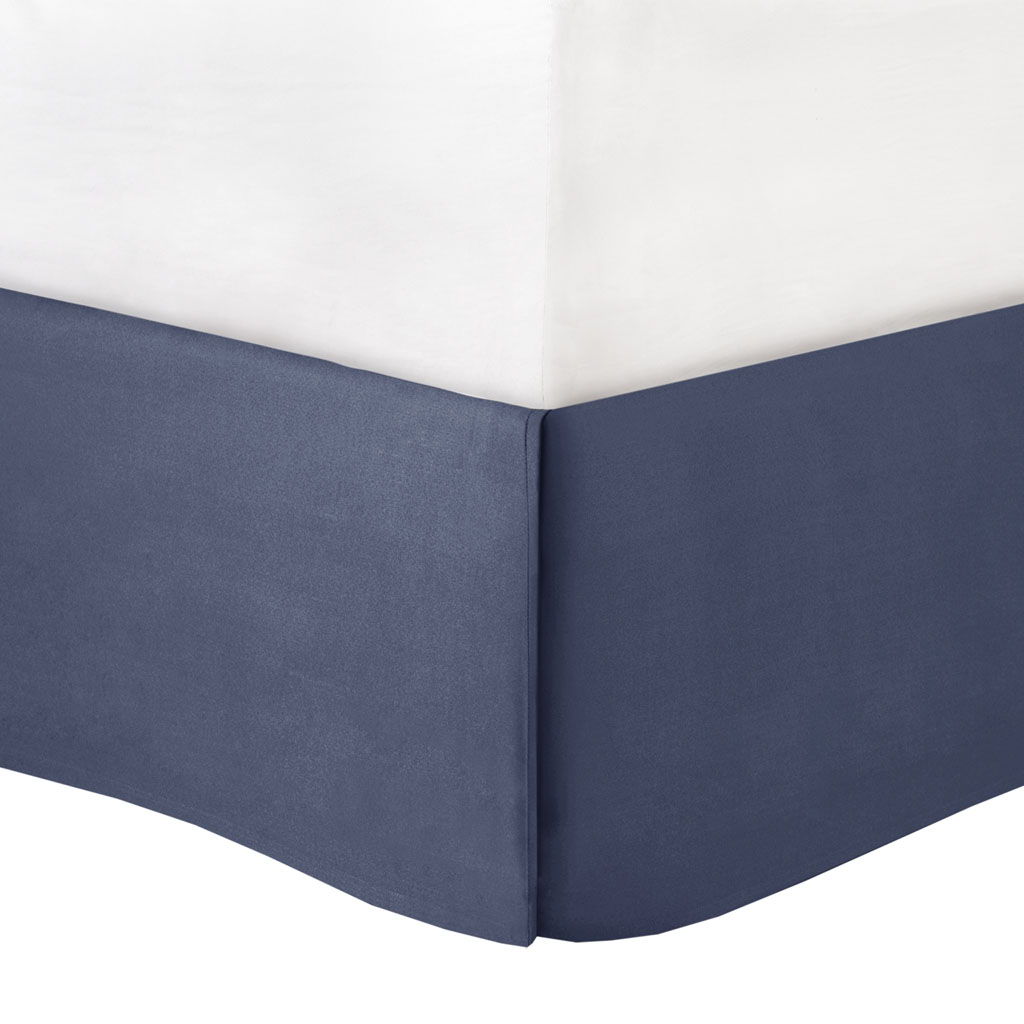 Powell - Queen Embroidered Comforter (Set of 8) - Navy