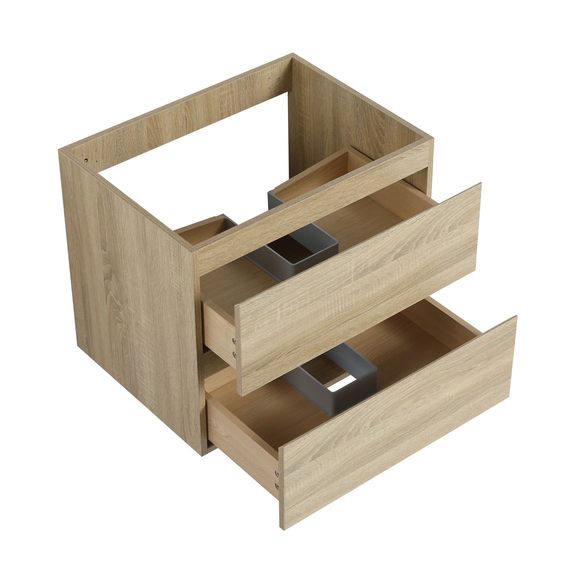 Wall Mounted Bathroom Vanity And Sink, 2 Soft Close Drawers