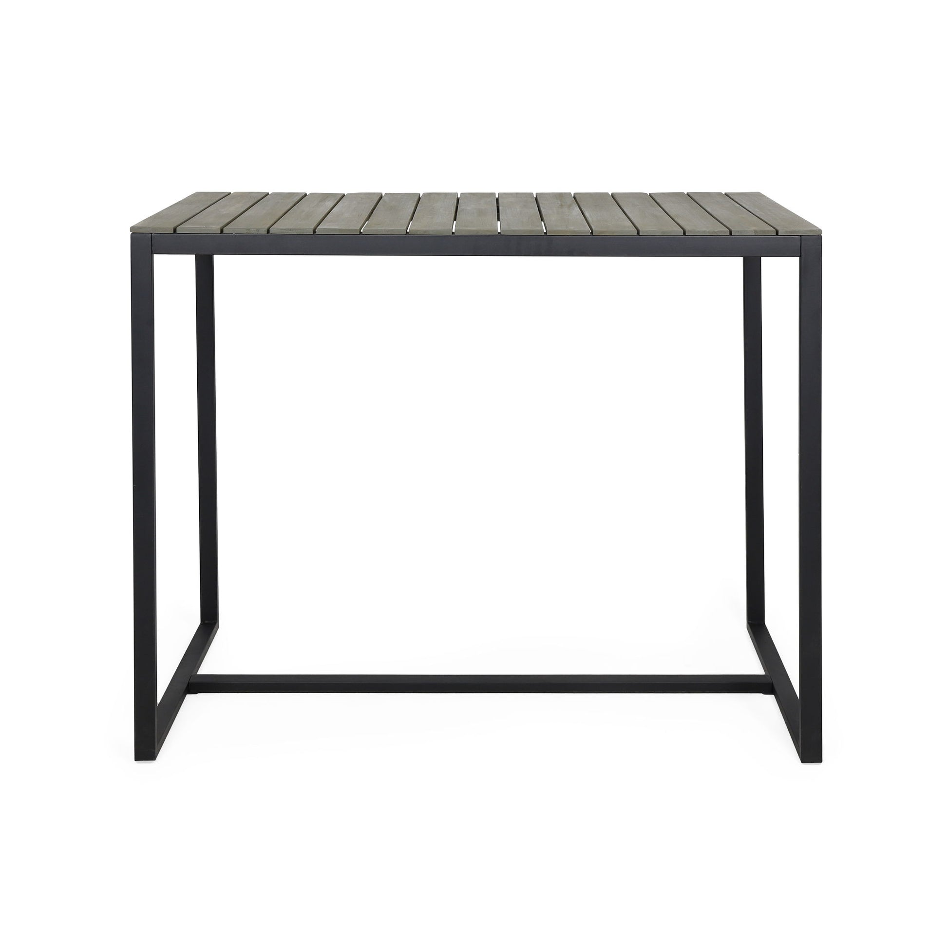 Ernesto - Outdoor Industrial Acacia Wood Bar Table