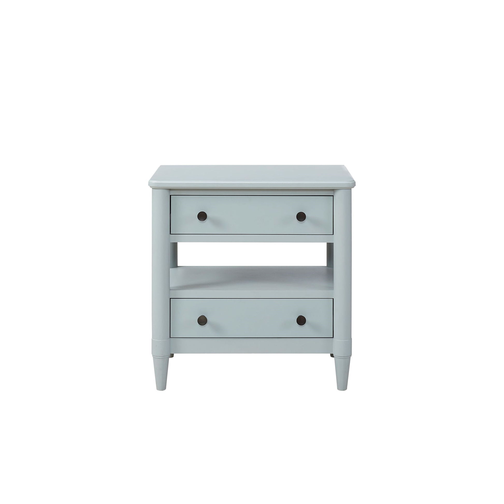 Open Nightstand With 2 Drawers