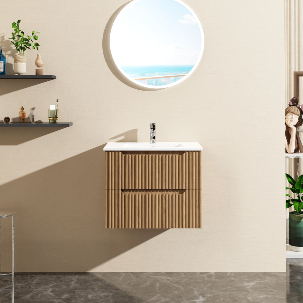 Wall Mounted Bathroom Vanity With Sink
