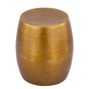 Et-201 - Oval End Table - Gold