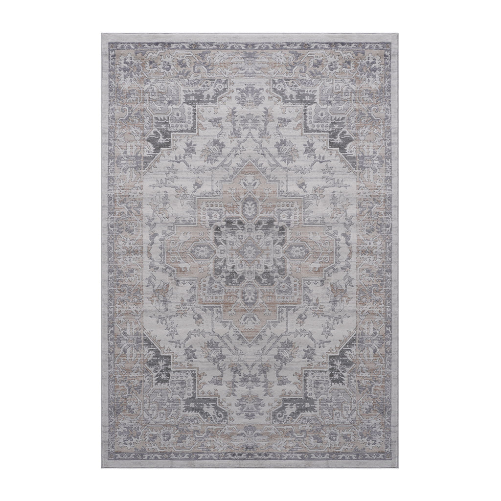 Marfi - 8' X 10' Oriental Area Rug - Ivory / Beige