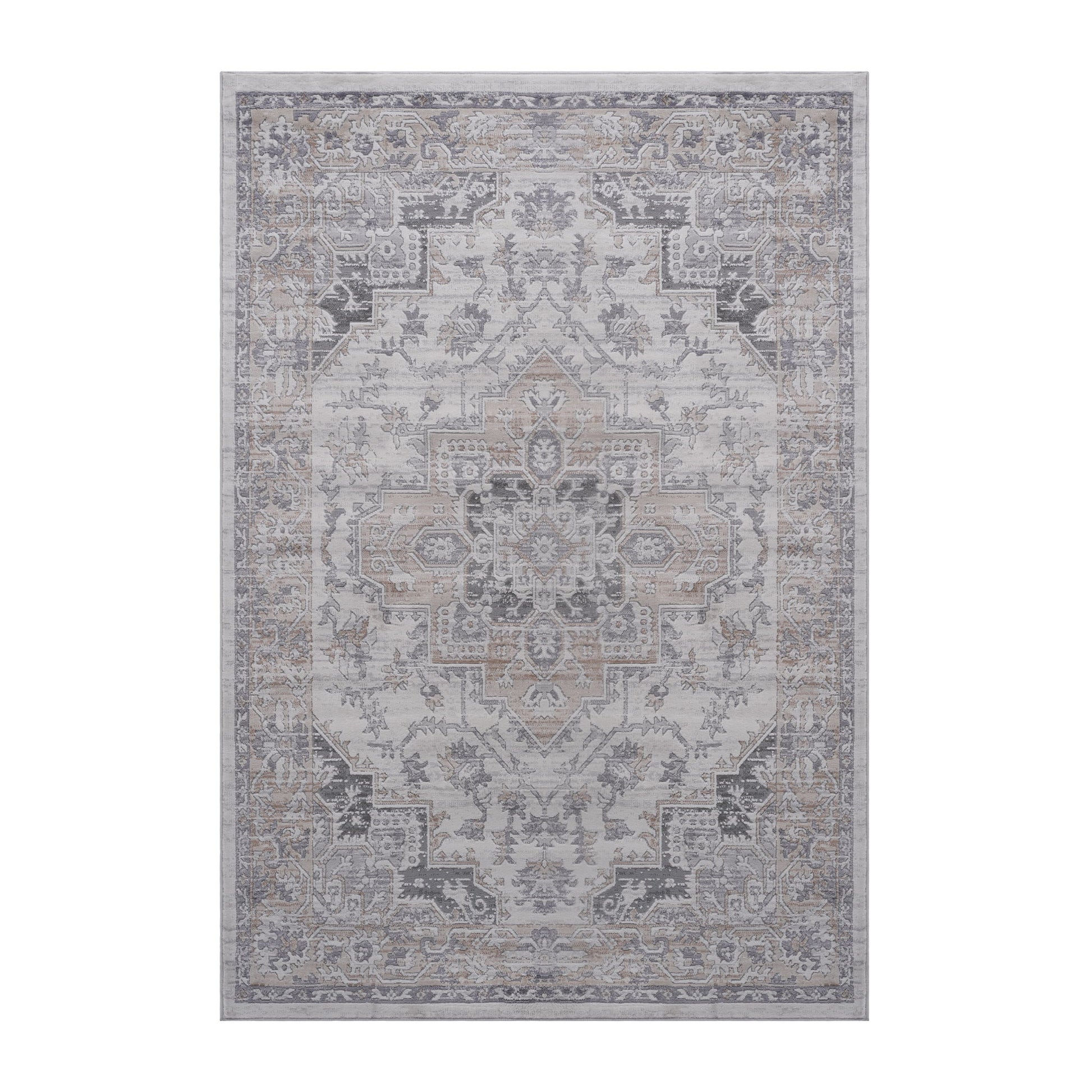 Marfi - 6' X 9' Oriental Area Rug - Ivory / Beige