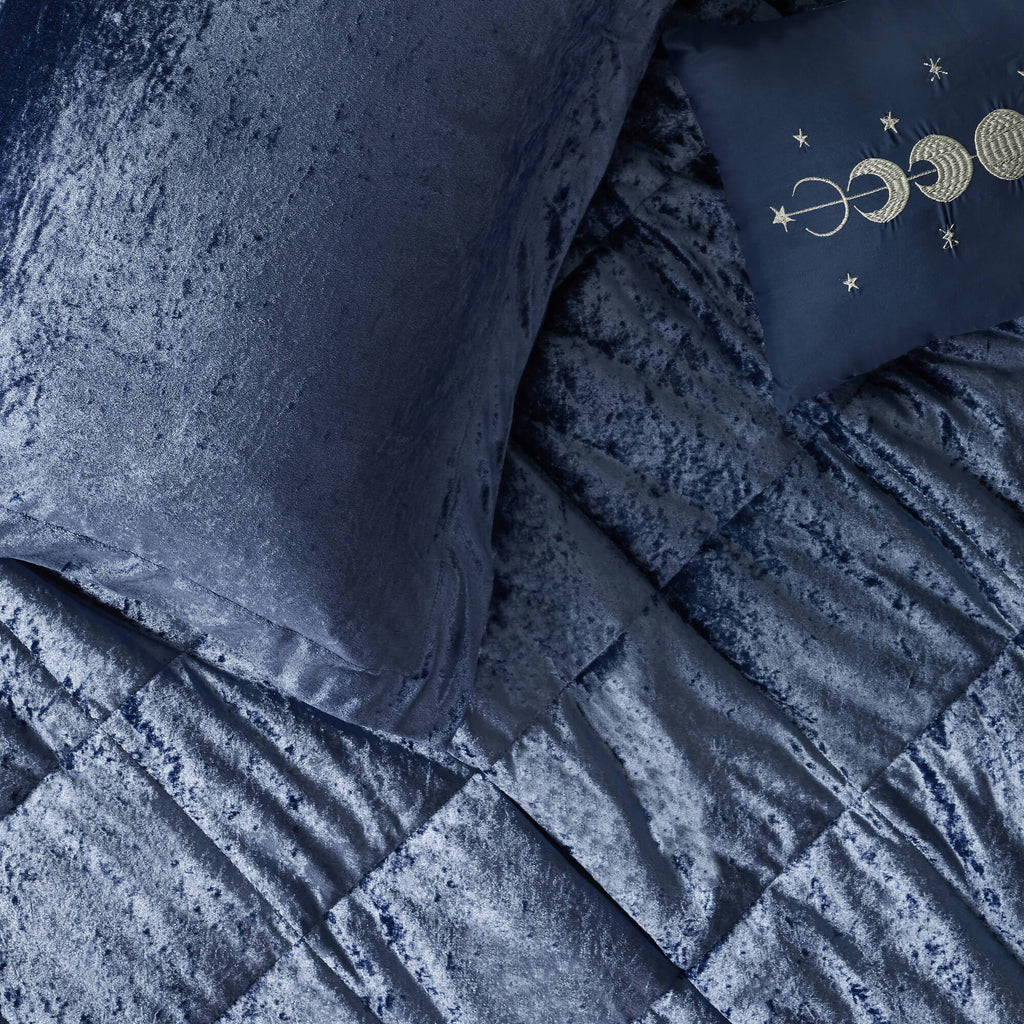 Felicia - Comforter Set - Navy