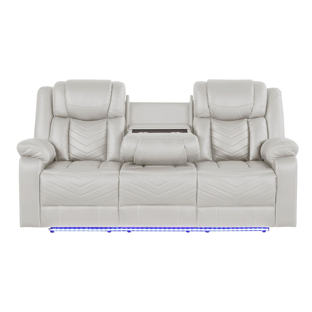 Challenger - LED Power Recliner Sofa