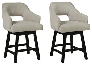Tallenger - Upholstered Swivel Barstool (Set of 2)