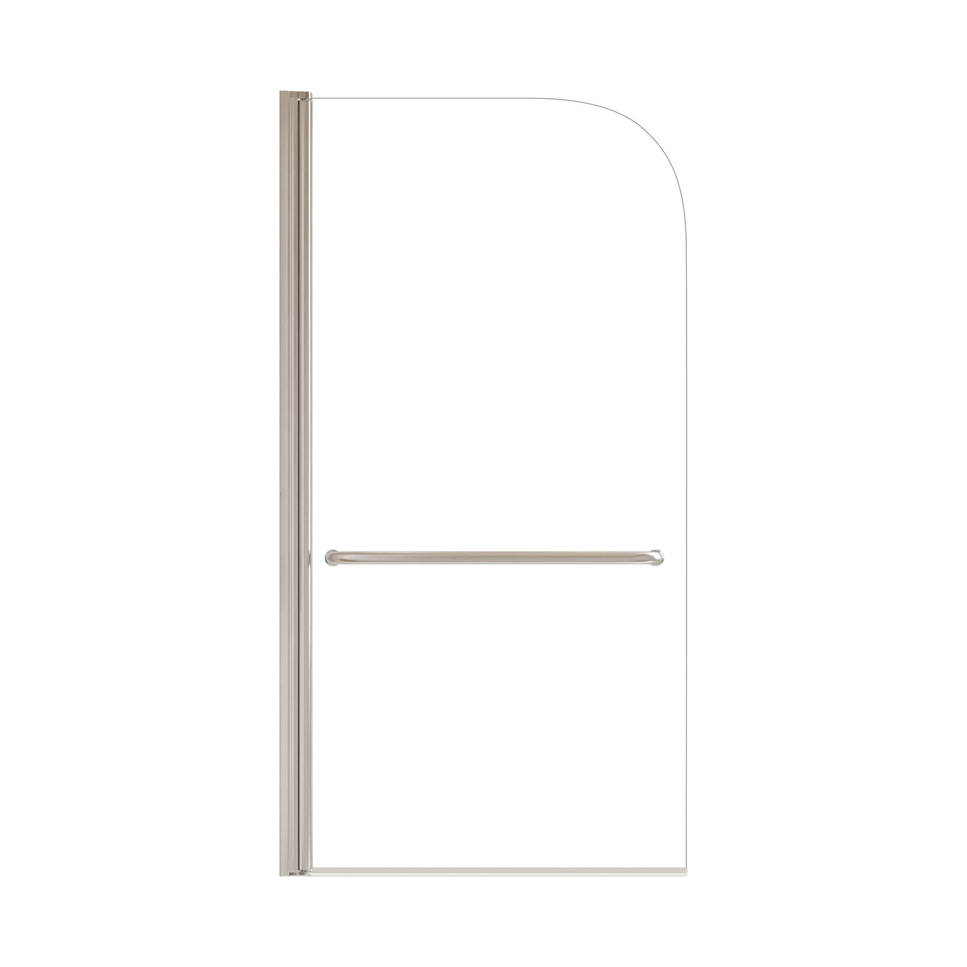 Bathtub Shower Door With 6mm Tempered Glass