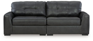 Brindley Pier - 2-Piece Sectional Loveseat - Fog