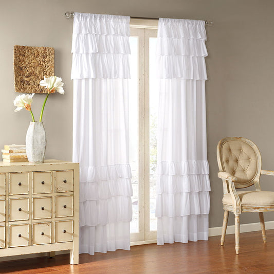 Anna - Window Curtain - White