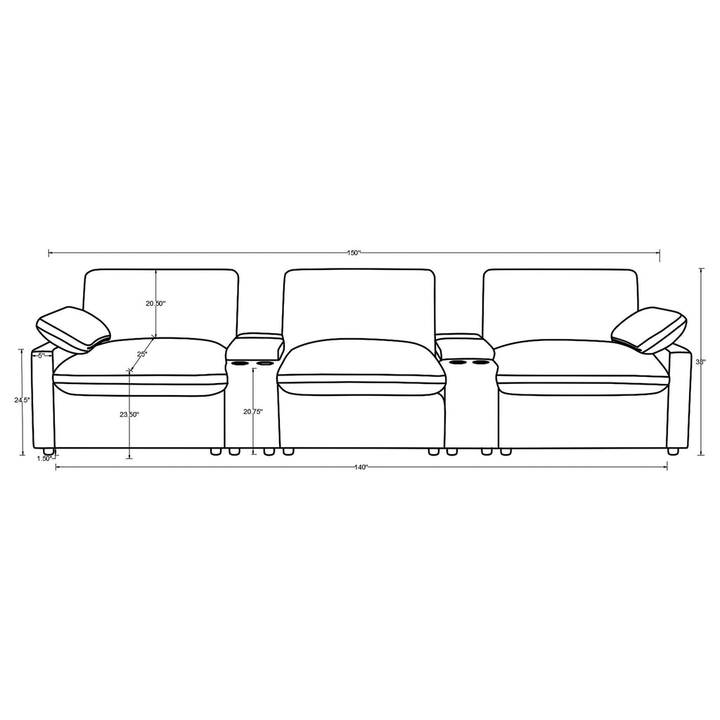 Hollander - Modular Power Reclining Sectional Sofa