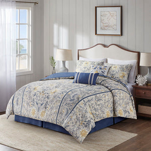 Livia - King 6 Piece Comforter Set - Multi