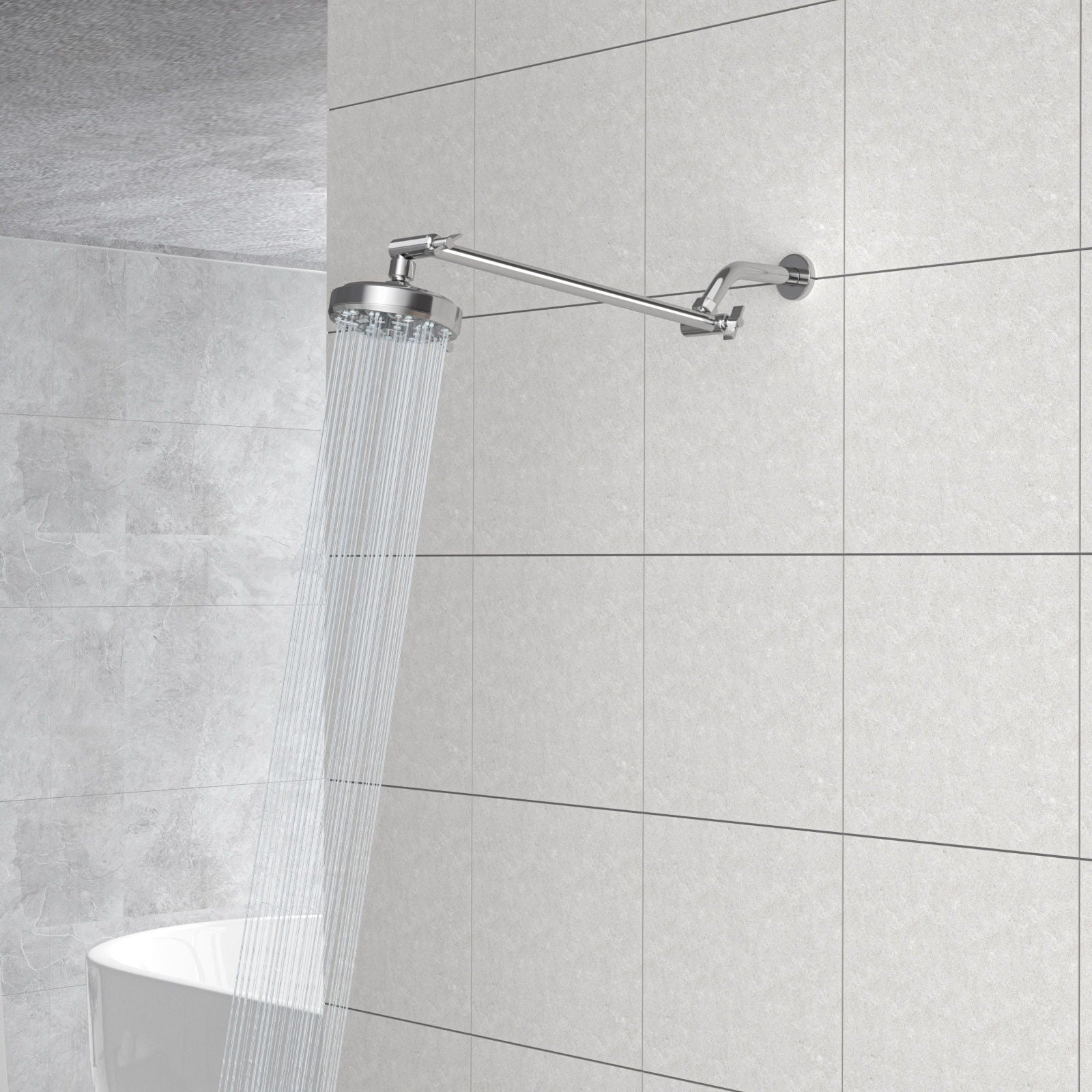 Sleek Design Stainless Steel Shower Arm Extension