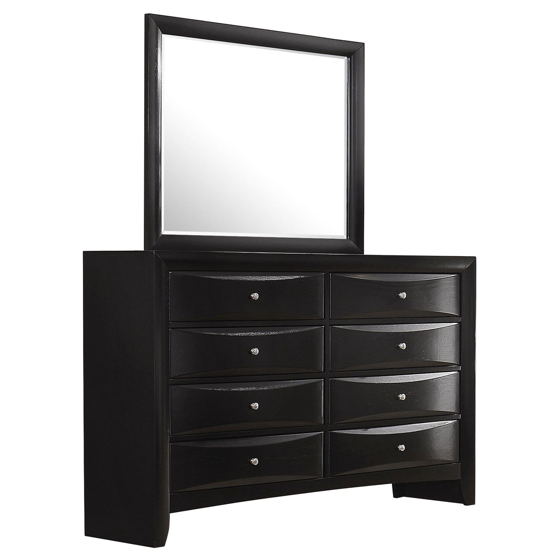Palamino - 8 Drawer Dresser With Mirror - Black