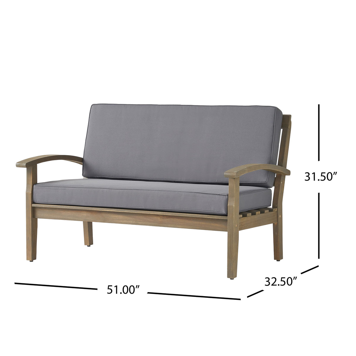 4 Person Outdoor Seating Group With Water Resistant Cushions