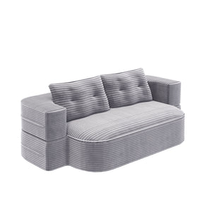 Convertible Floor Sofa Bed With Multi Functional Blanket