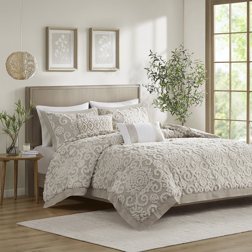 Suzanna - King Duvet Mini Set - Taupe