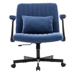 Criss Cross Armrest Office Chair With Wheels