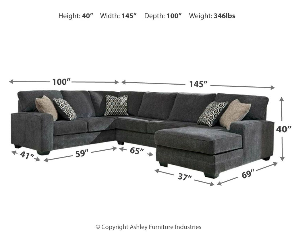 Tracling - 3 Piece Sectional