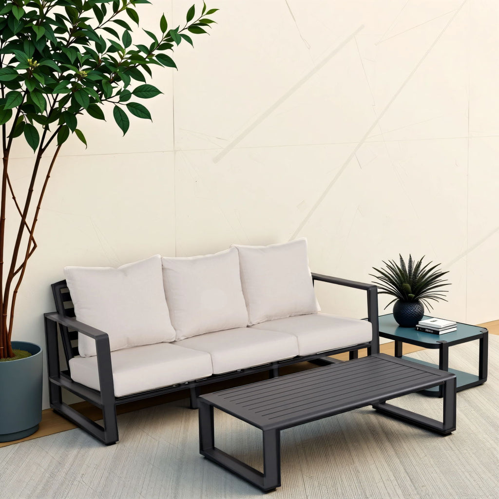 Sofa With Rectangular Coffee Table