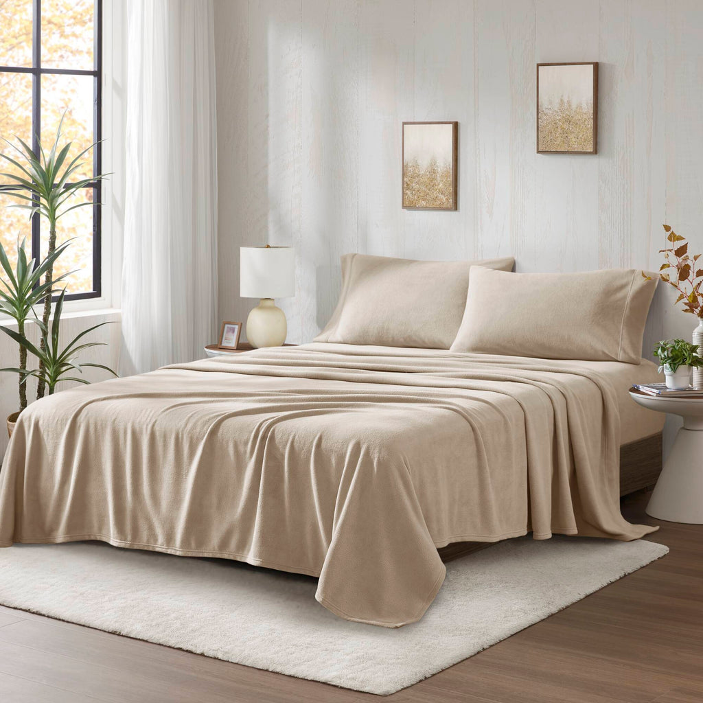 Micro Fleece - California King Sheet Set - Khaki