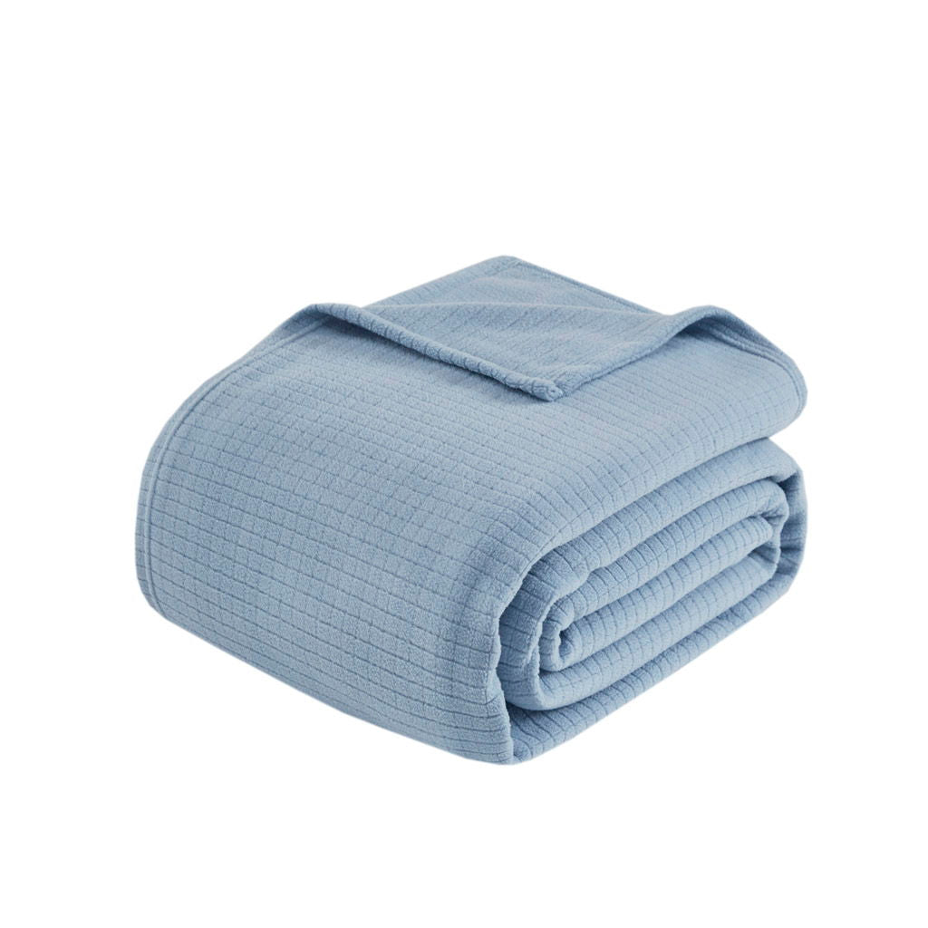 Microfleece - Twin Blanket - Blue