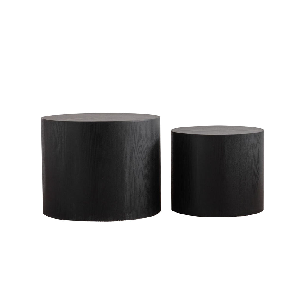 Round Nesting Coffee Table For Small Space (Set of 2)