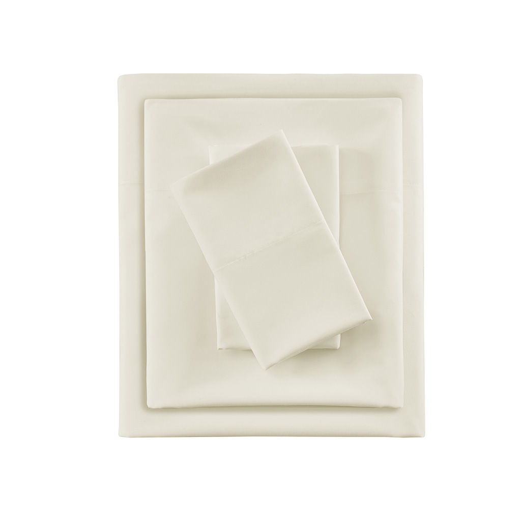 Twin Smart Cool Microfiber Sheet Set - Ivory