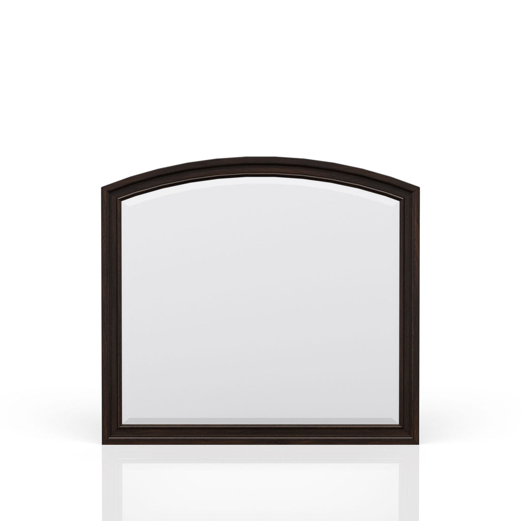 Elegant Design Mirror - Dark Cherry