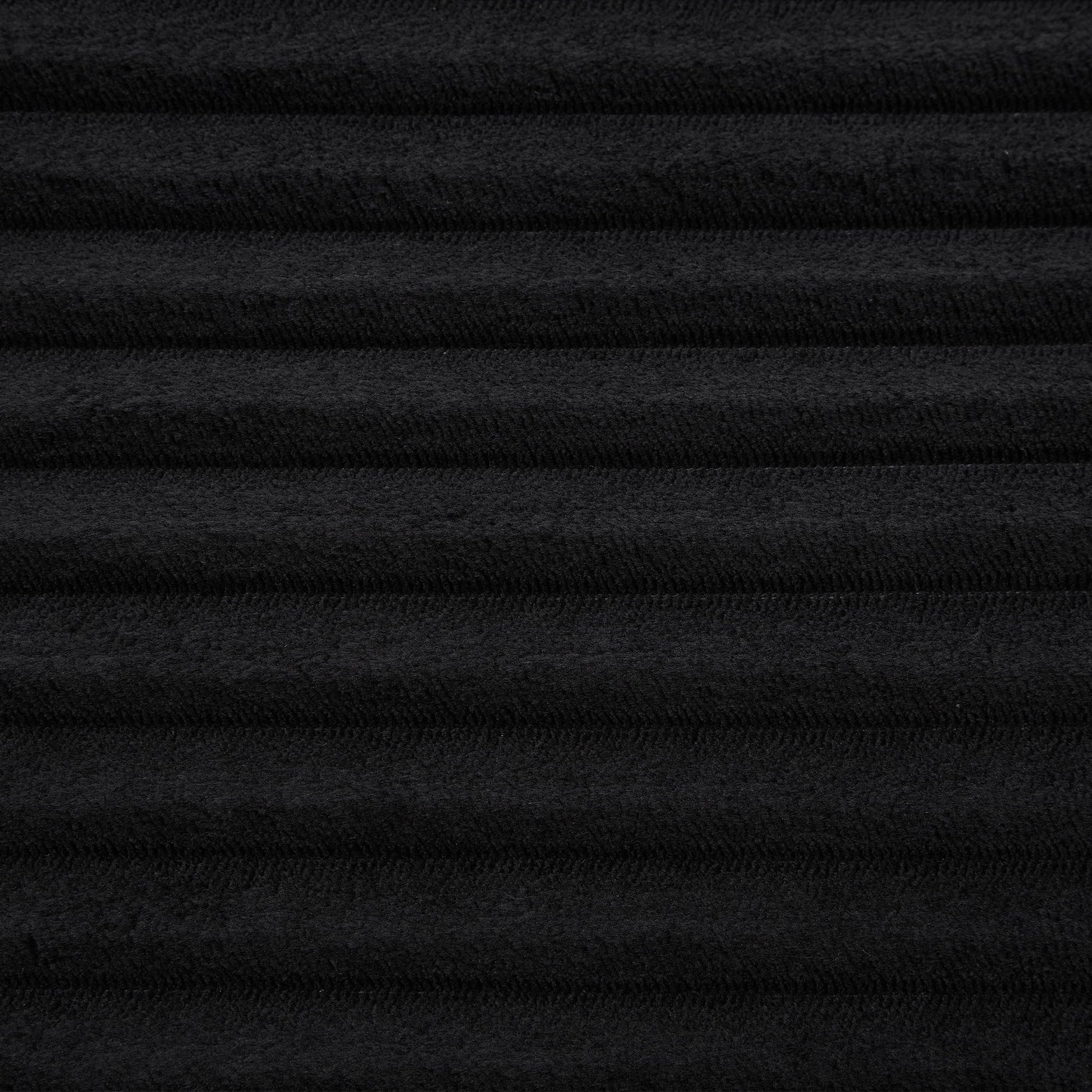 Convertible Loveseat Sofa With Storage, USB Ports, Cup Holders - Black