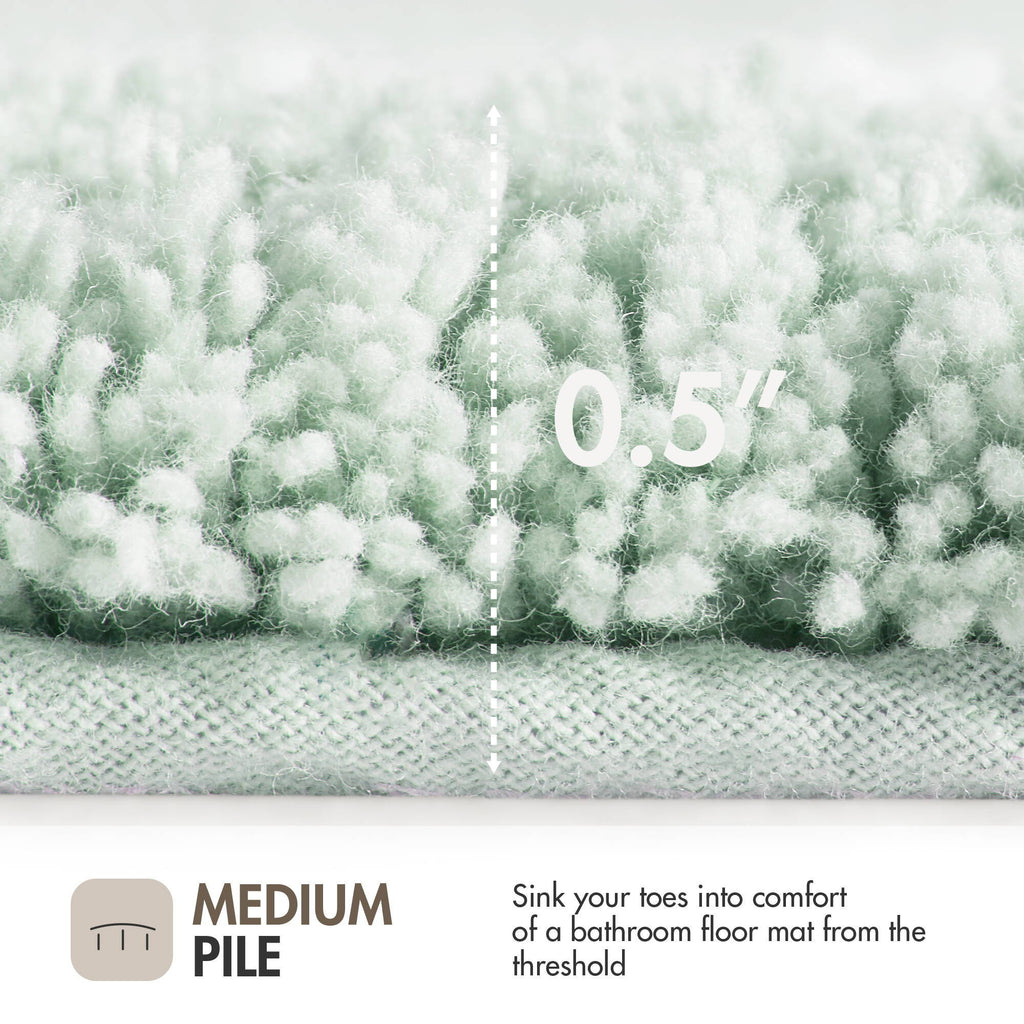 Evan - 20" x 30" Tufted Bath Rug - Seafoam