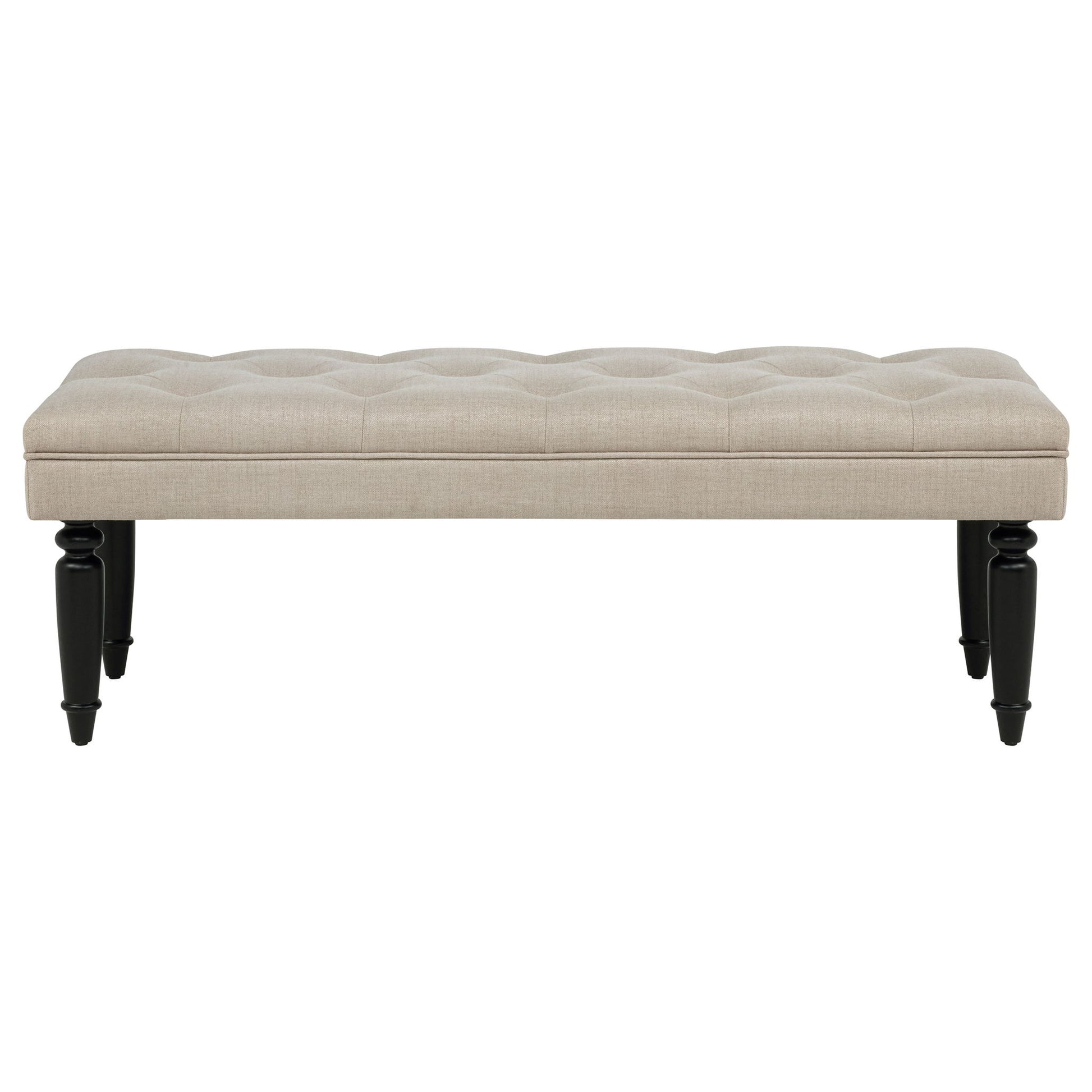 Upholstered Entryway Accent Bench - Beige