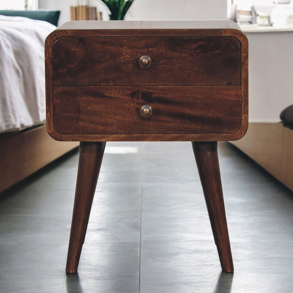 Curved Nightstand,