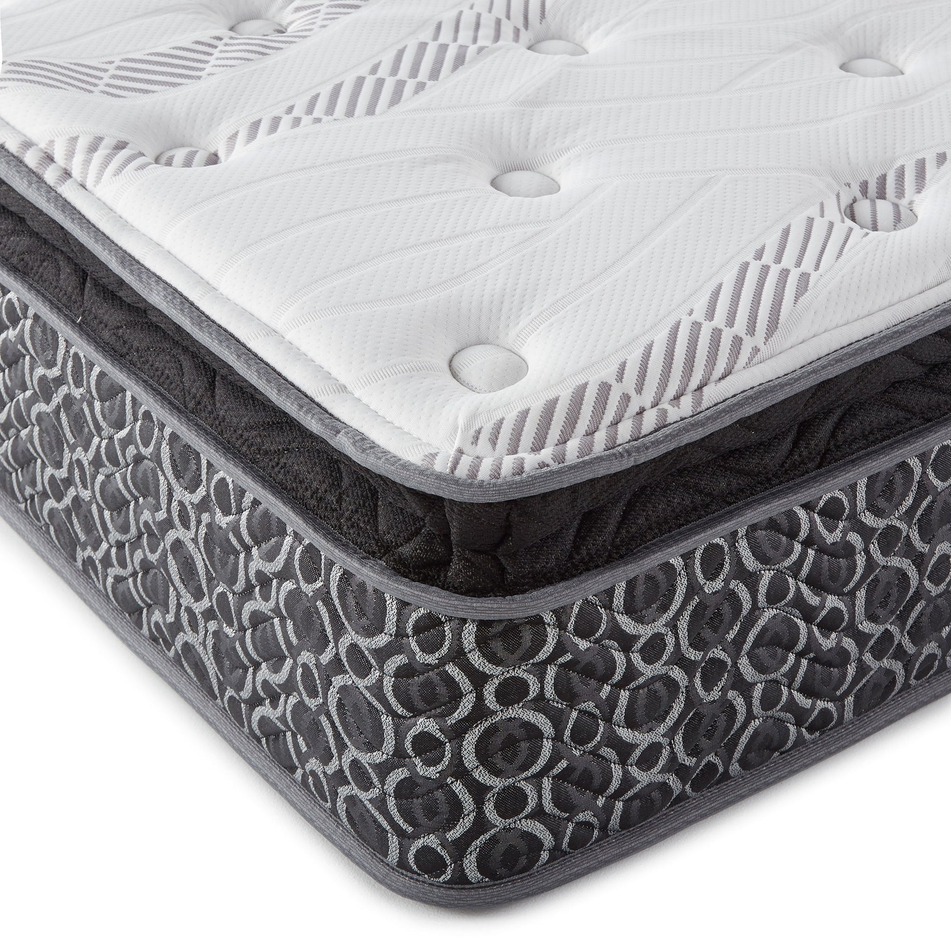 Constance - 11" Pillow Top Hybrid Mattress With Memory Foam And Open Coils