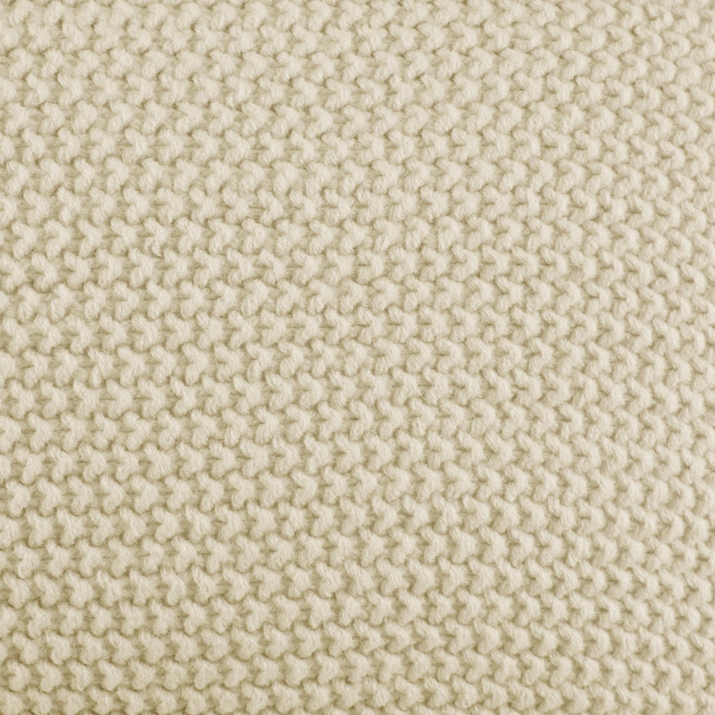 Bree Knit - Square Pillow Cover - Ivory